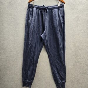 Gymshark Men Pants L Navy Blue Sweatpants Jogger 23" Inseam